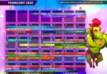 Расписание событий на Февраль 2025